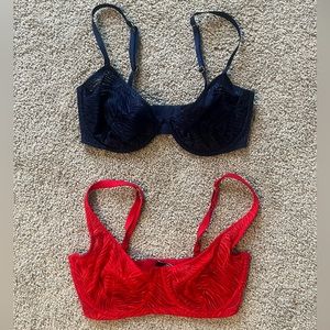Two Victoria’s Secret bras